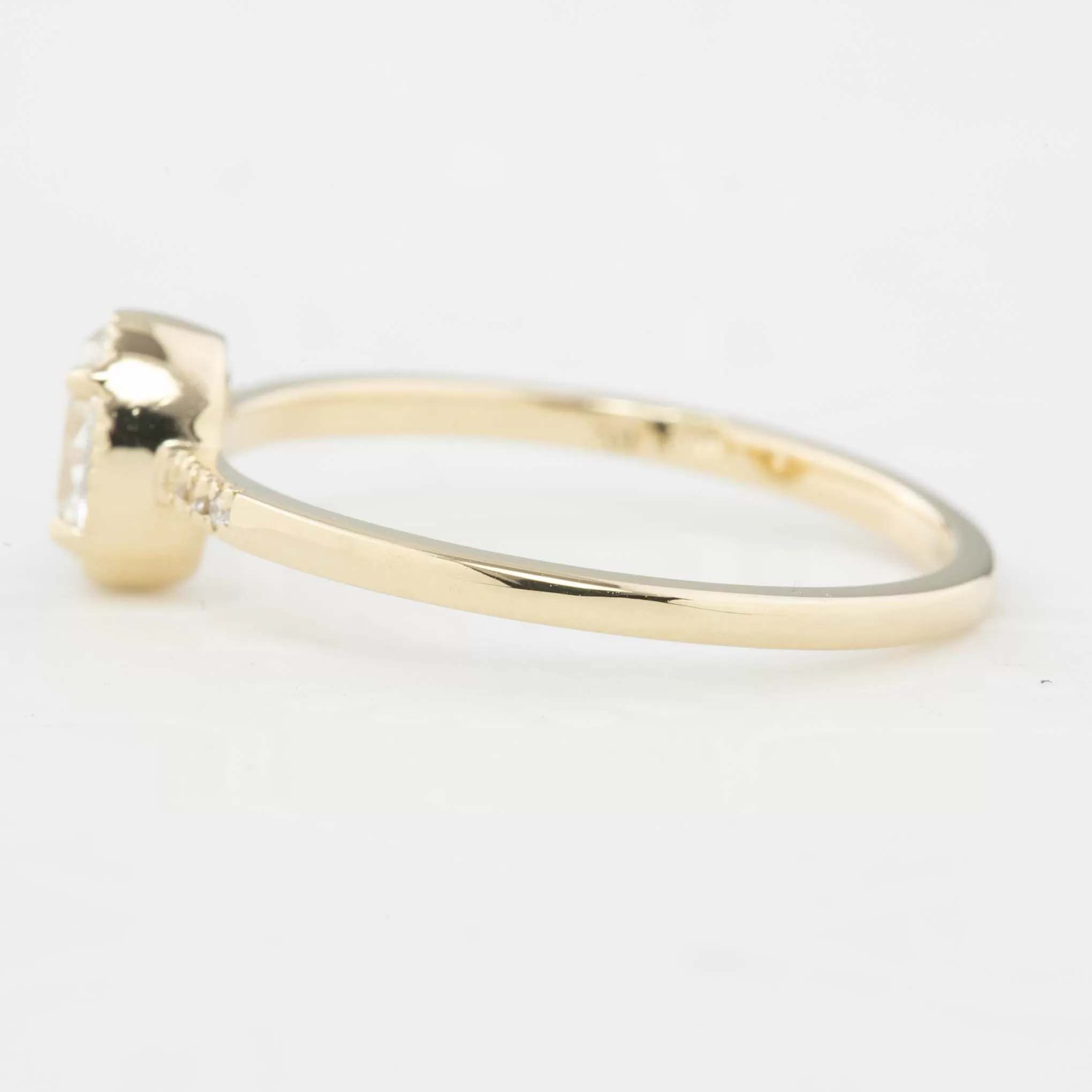 Grace 0.40ct Oval Diamond Ring, 14K Gold