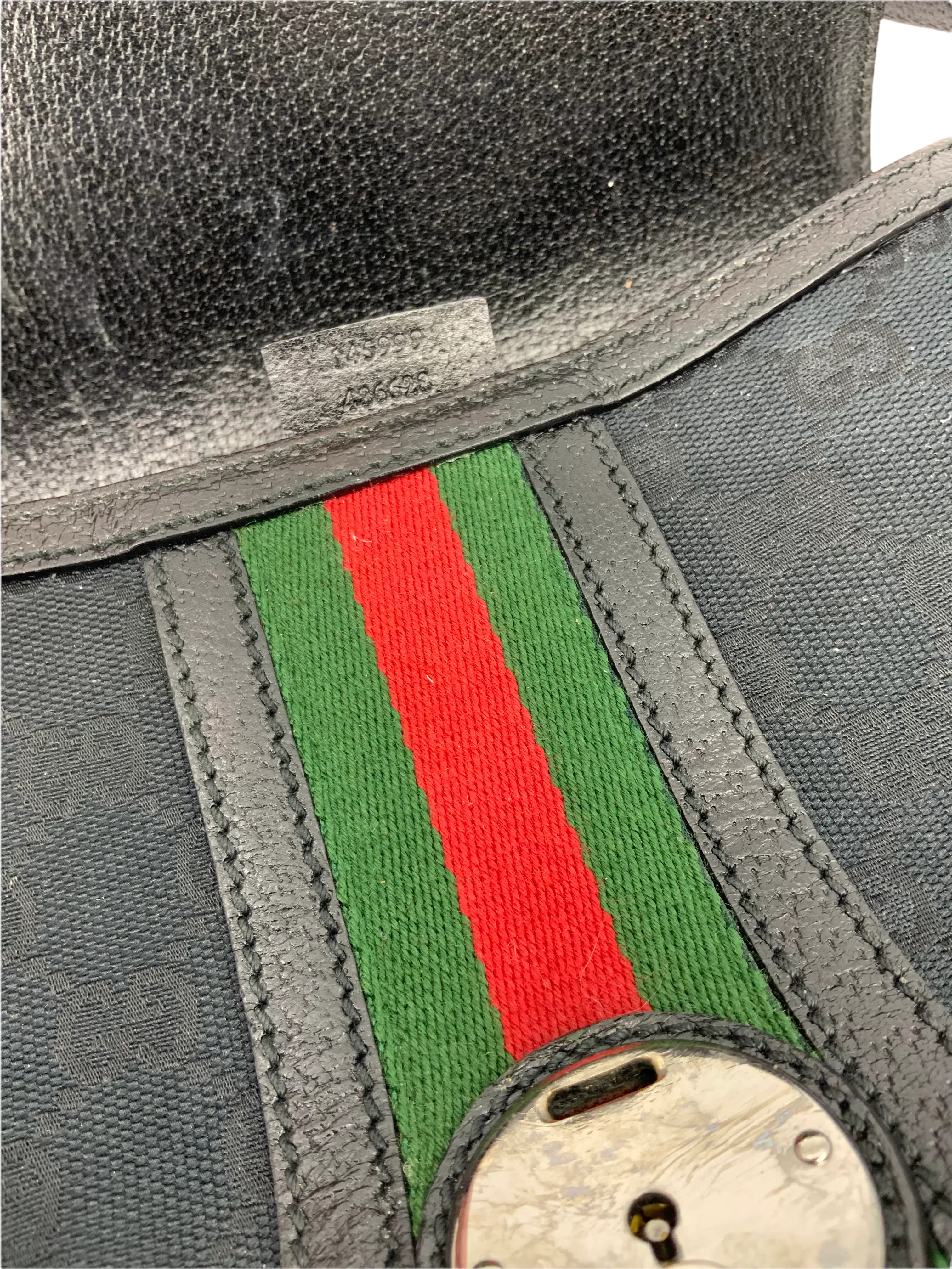 Gucci GG Canvas Small Treasure Flap Shoulder Bag