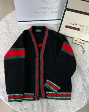 GUCCI Oversize Cable Knit Cardigan