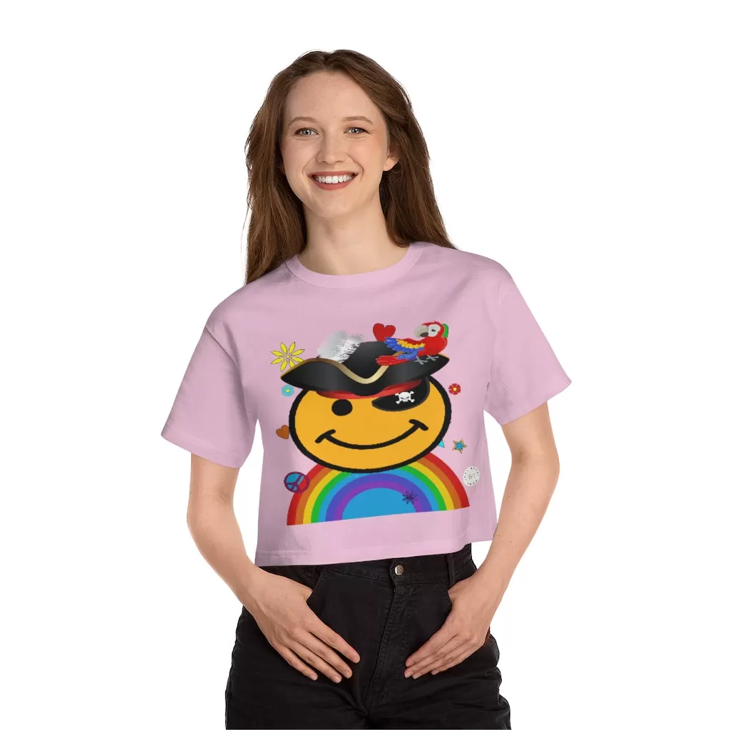 Happy Pirate Cropped T-Shirt