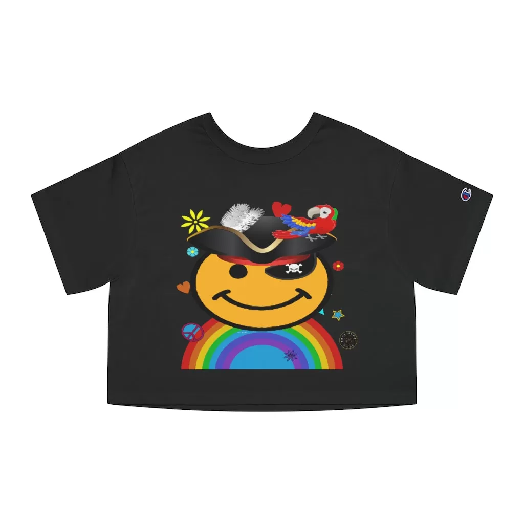 Happy Pirate Cropped T-Shirt