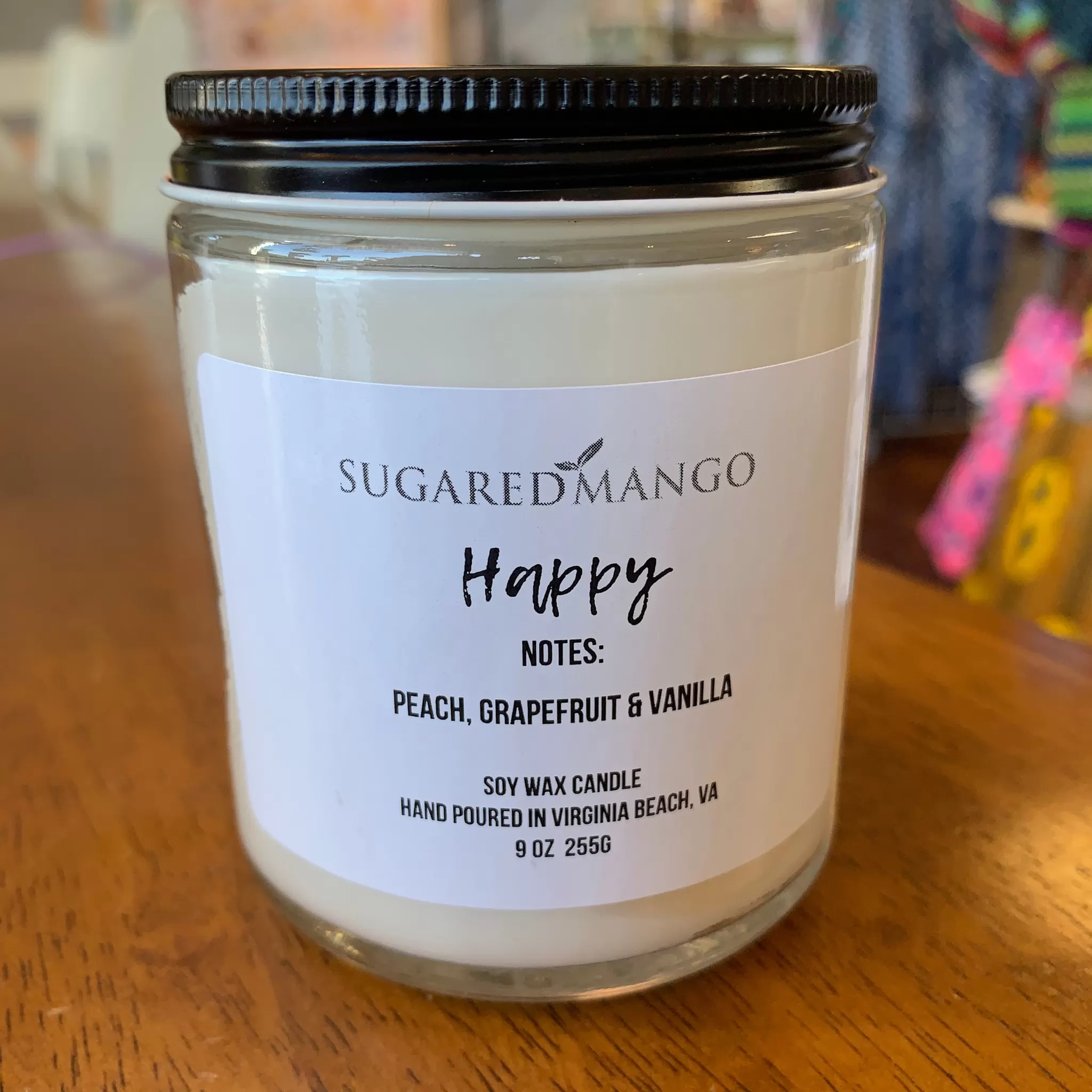 Happy Scented Soy Candle