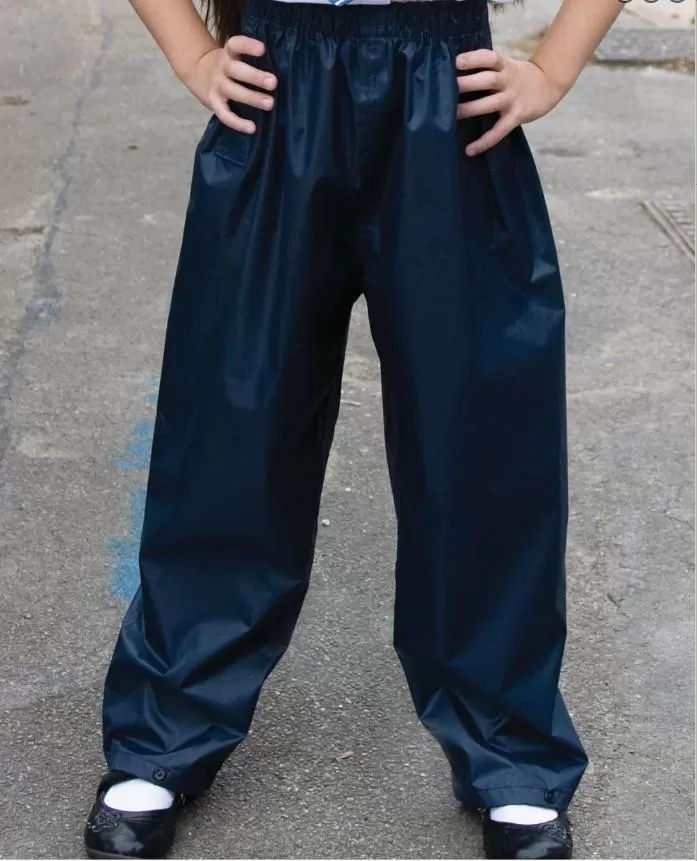 Hazy Blue Kids Waterproof Over Trousers