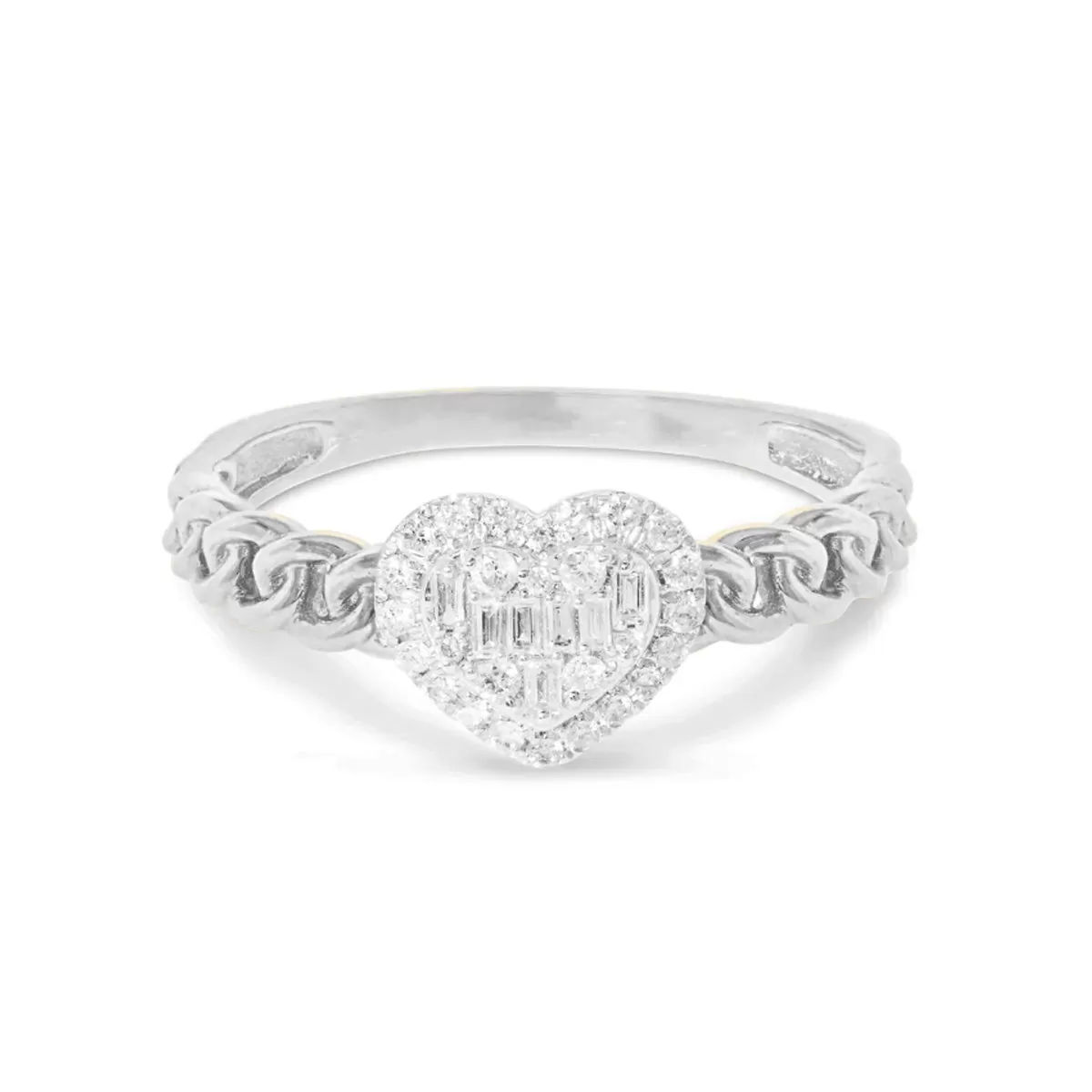 Ingenious Heart Ring in Sterling Silver