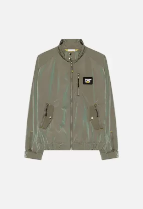 JE X CAT Iridescent Harrington Jacket / Olive