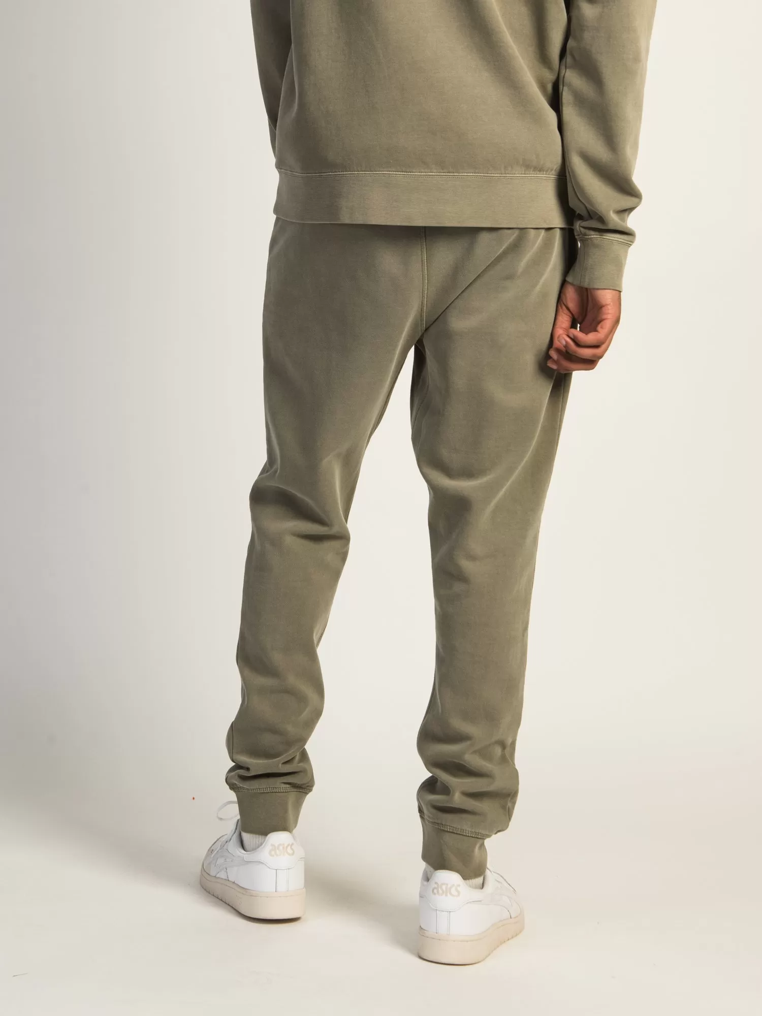 KOLBY PARKER GARMENT DYE SLIM JOGGER - SAGE