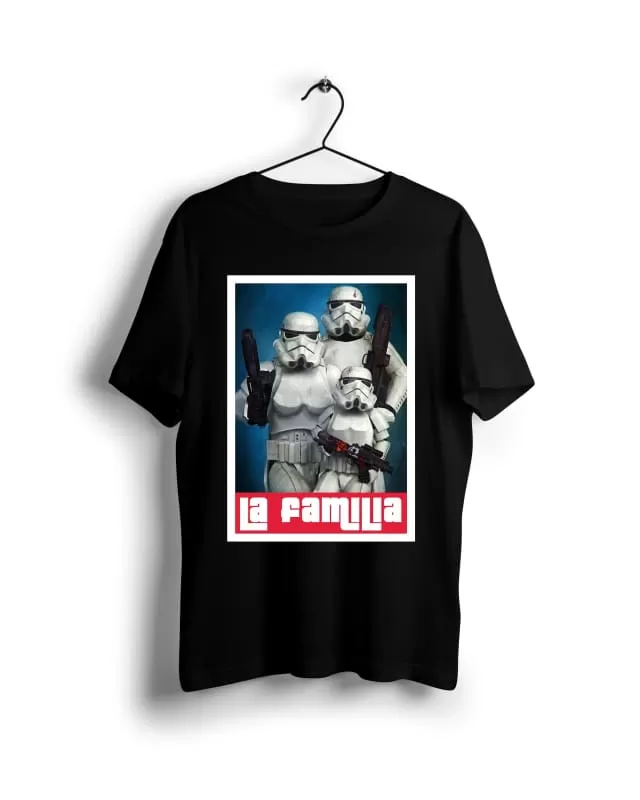 La Familia Star Wars - Digital Graphics Basic T-shirt Black