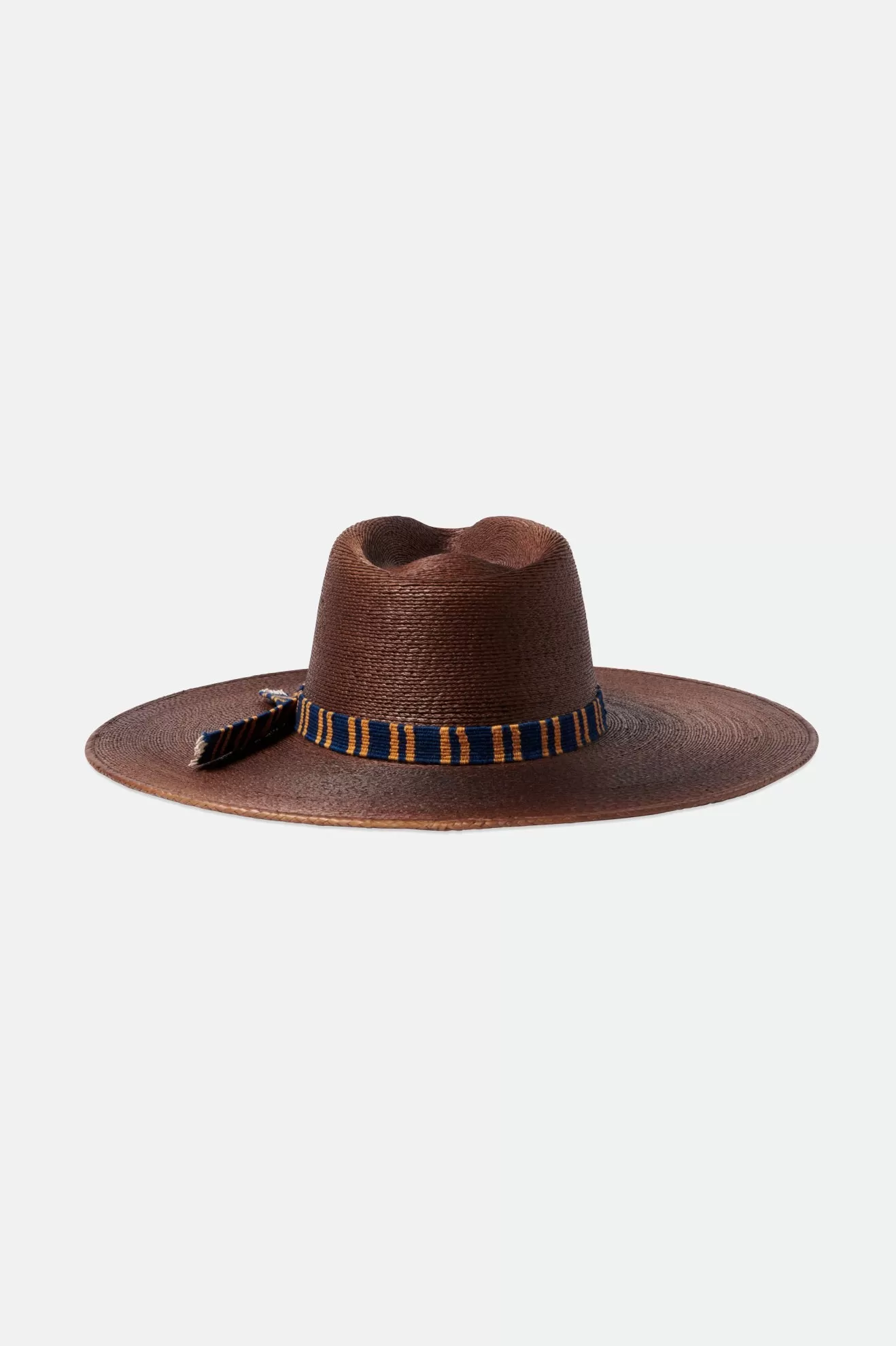 Leigh Straw Fedora - Brown