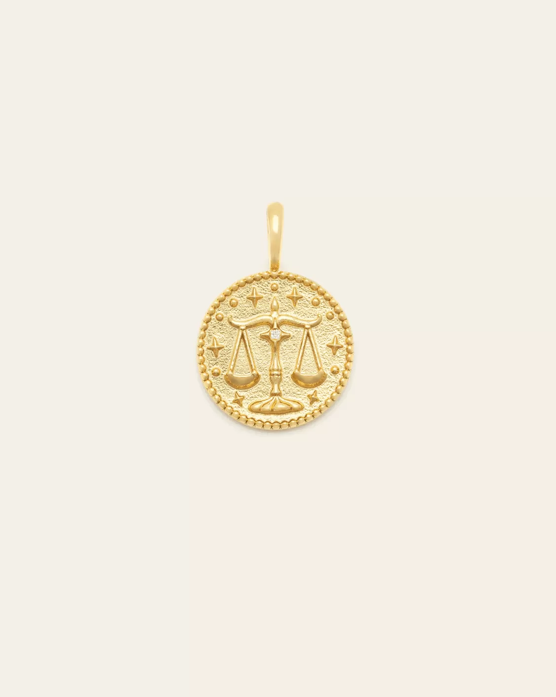 Libra Medallion - Gold Vermeil