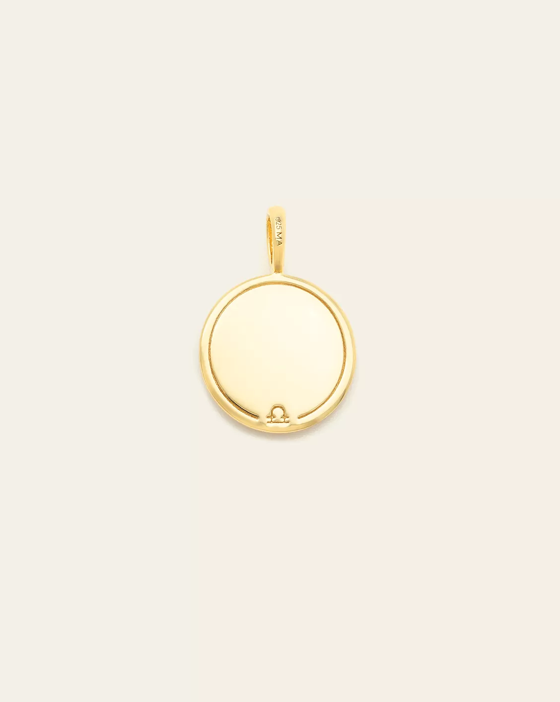 Libra Medallion - Gold Vermeil