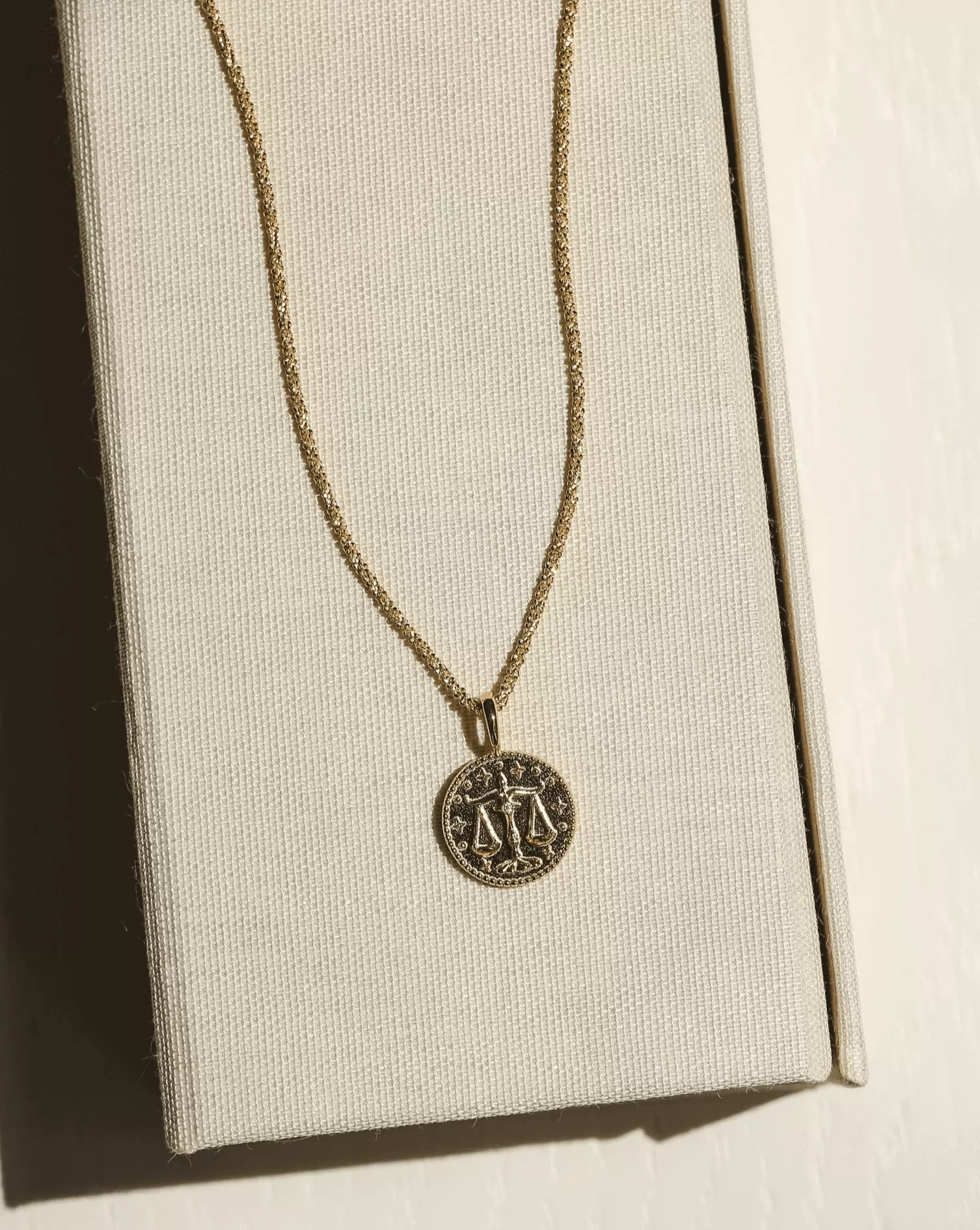 Libra Medallion - Gold Vermeil