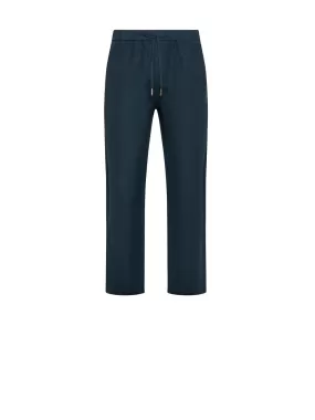 Long Pant Linen Beach - Navy Blue