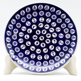 Luncheon Plate in Nautical Blue