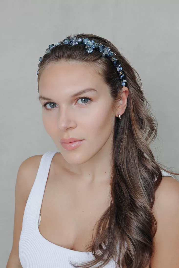 LUXURY PETAL CRYSTAL HAIRBAND