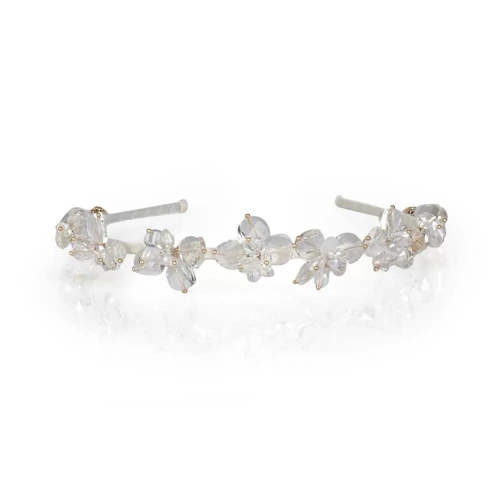 LUXURY PETAL CRYSTAL HAIRBAND