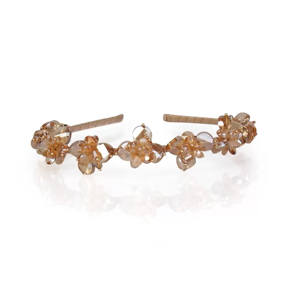 LUXURY PETAL CRYSTAL HAIRBAND