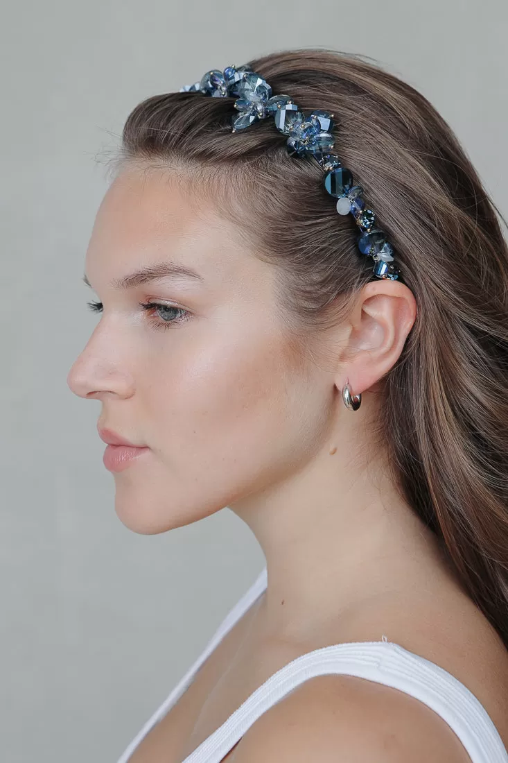 LUXURY PETAL CRYSTAL HAIRBAND