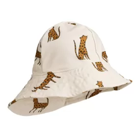 (LW18730) Josephine Sun Hat Leopard Sandy