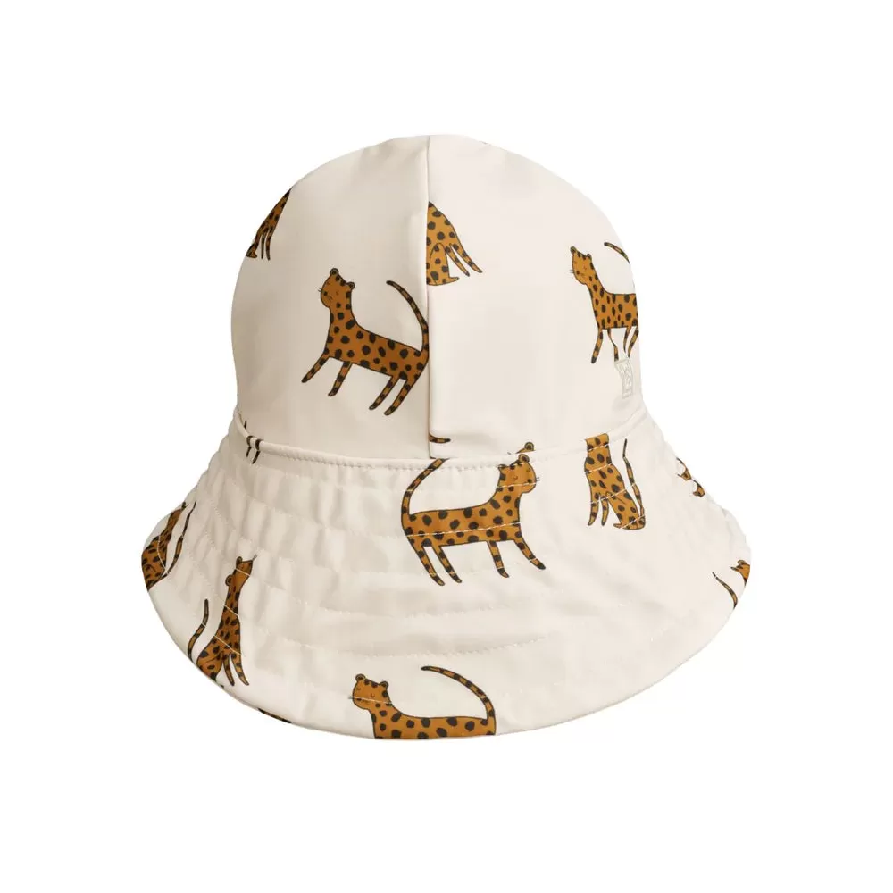 (LW18730) Josephine Sun Hat Leopard Sandy