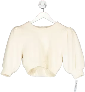 Majorelle Cream Knit Crop UK S