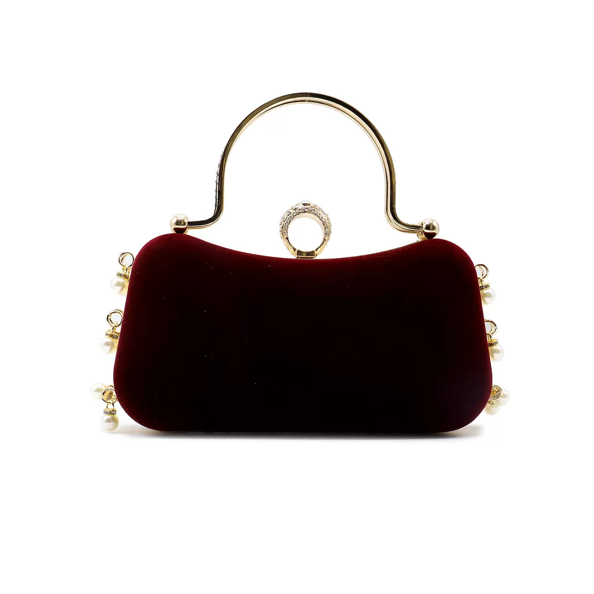 Maroon Fancy Clutch C00C20204