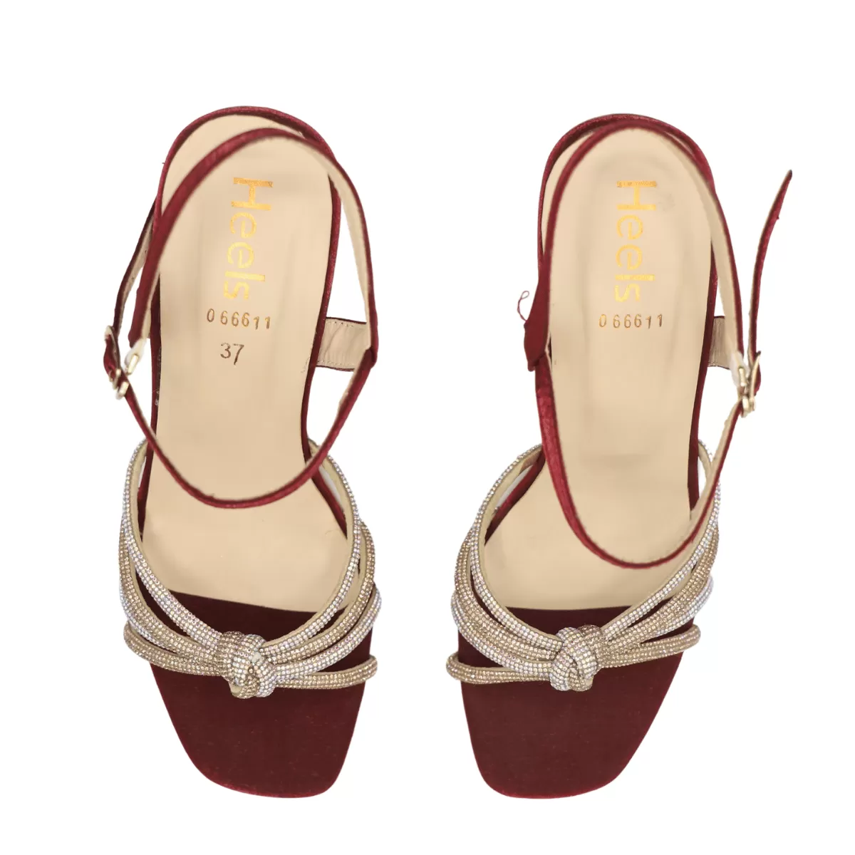 Maroon Fancy Sandal 066611