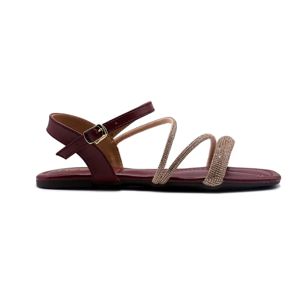 Maroon Fancy Sandal L00600001