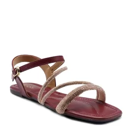 Maroon Fancy Sandal L00600001