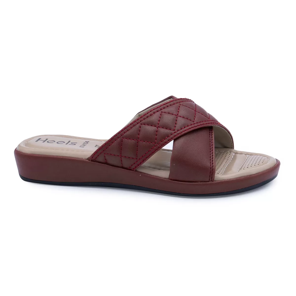 Maroon Pu Slipper 074104