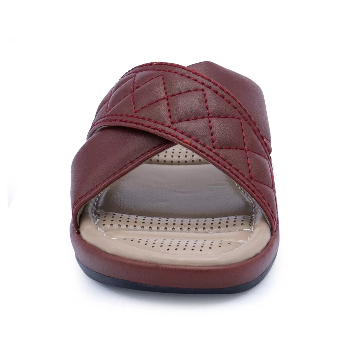 Maroon Pu Slipper 074104