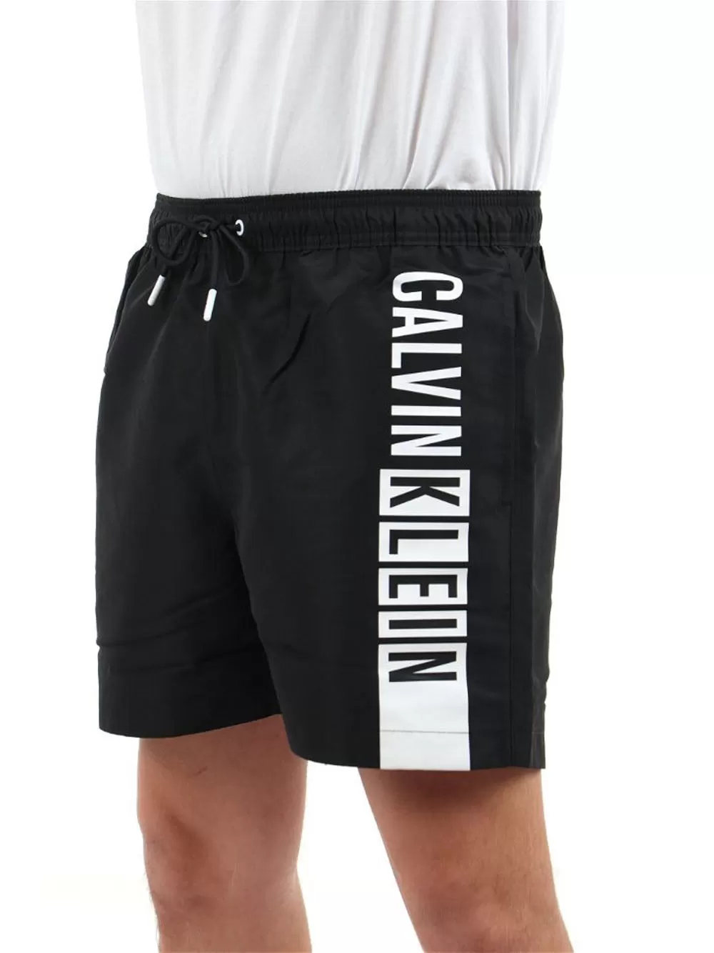 Medium Drawstring Graphic - Black