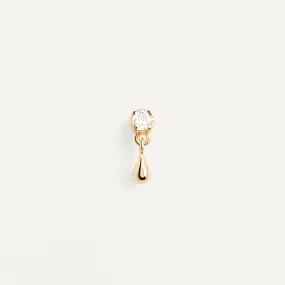 Mini Adore Stud Earrings in 14k Gold over Sterling Silver