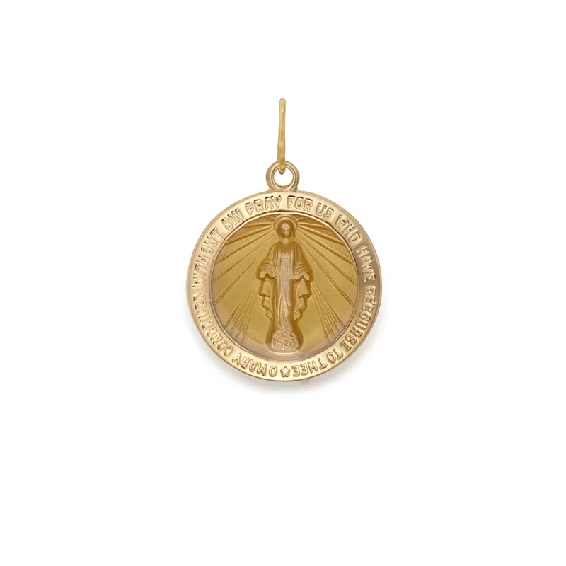 Mother Mary Pendant Charm, Large