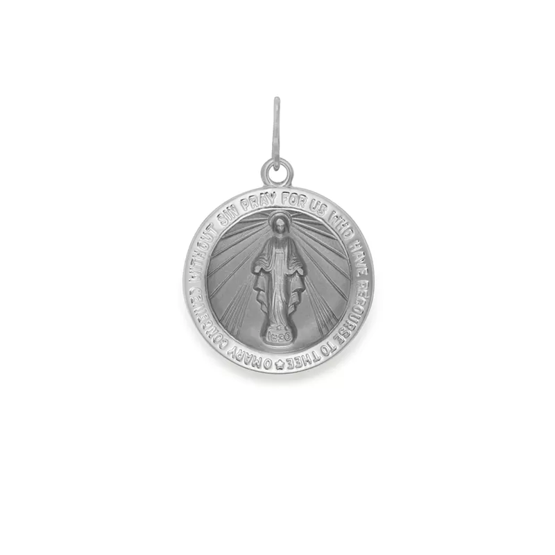 Mother Mary Pendant Charm, Large