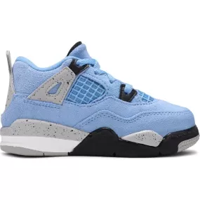 Nike Air Jordan 4 Retro 'University Blue' TD