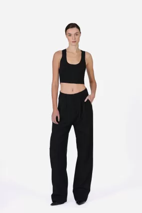 Nonchalant - Eve Crop - Black