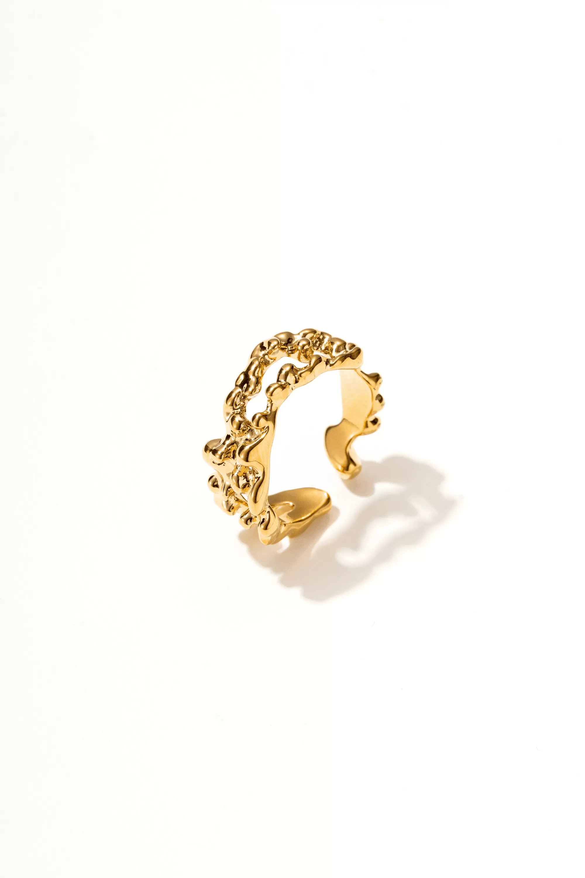 Octavia 18k Gold Adjustable Ring