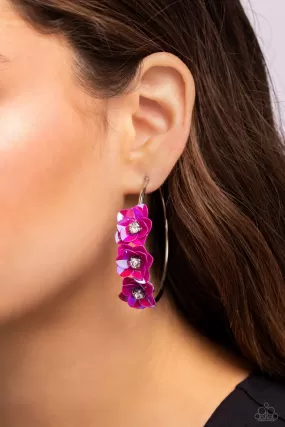 Paparazzi Ethereal Embellishment Pink Post Earrings