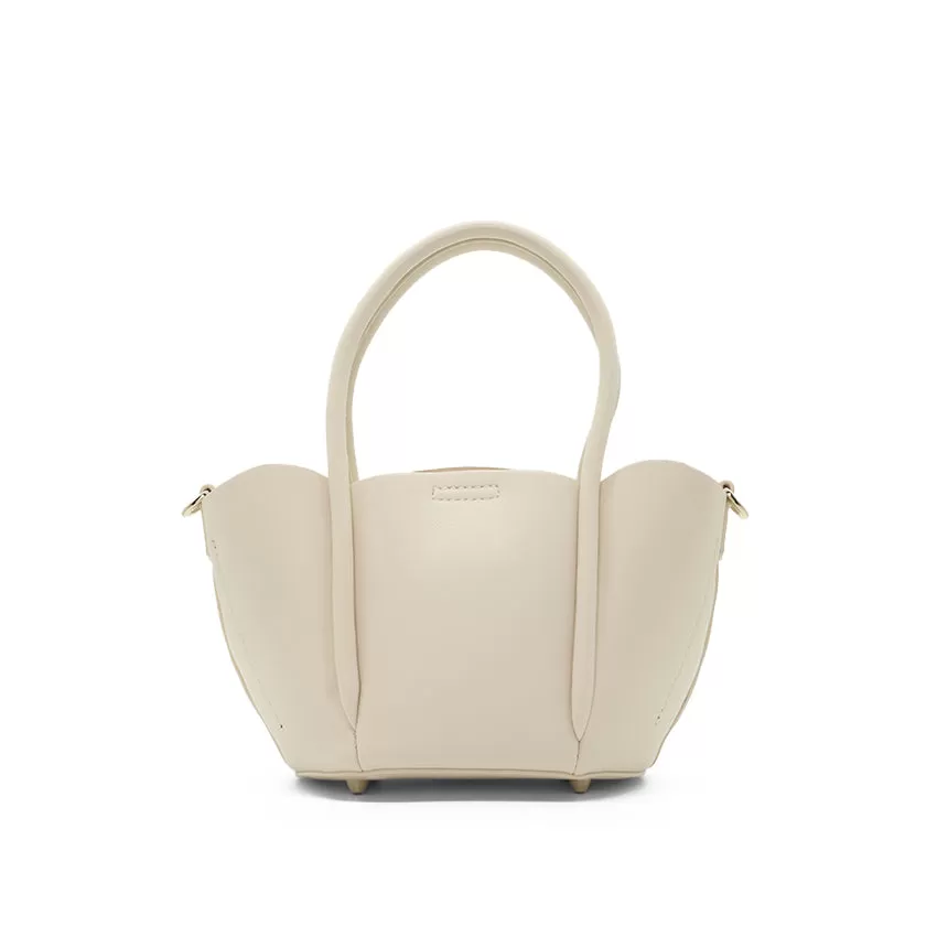 Petal Satchel (M) Women's Bag - Beige