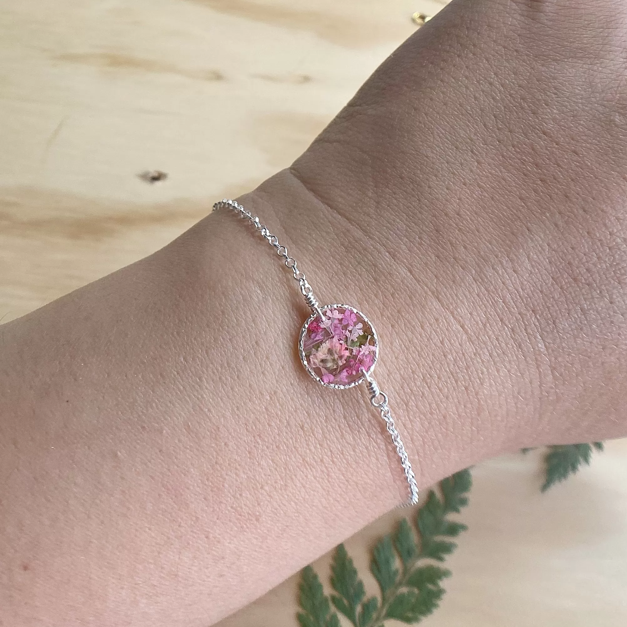 Pink Botanical Garden Bracelet - BG55