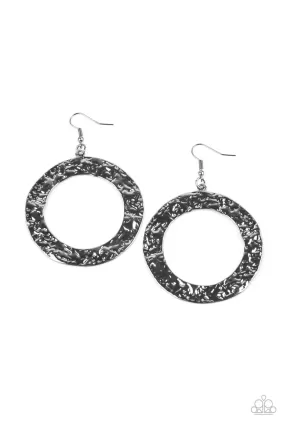 PRIMAL Meridian - Black Paparazzi Earrings