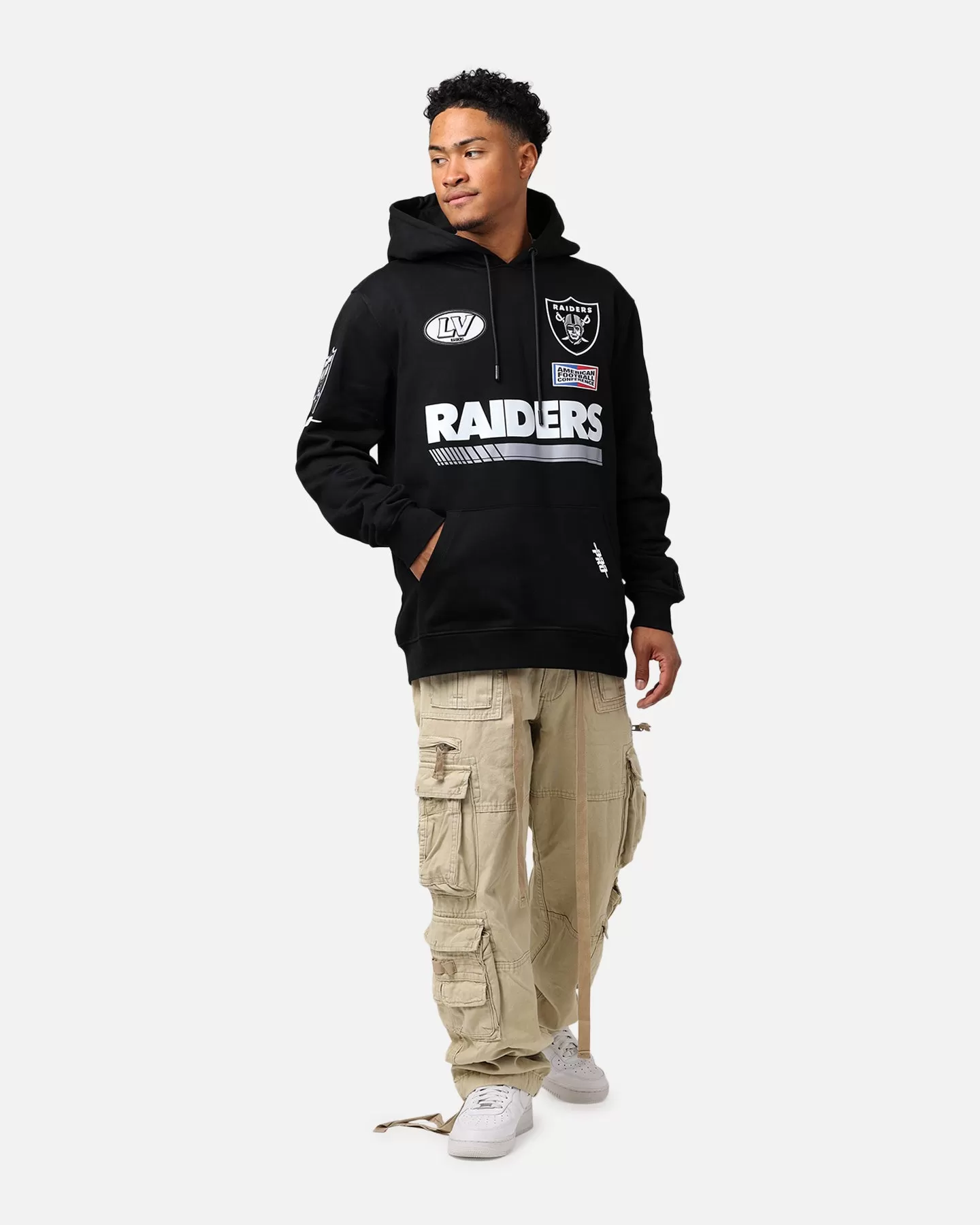 Pro Standard Las Vegas Raiders Fast Lane Hoodie Black