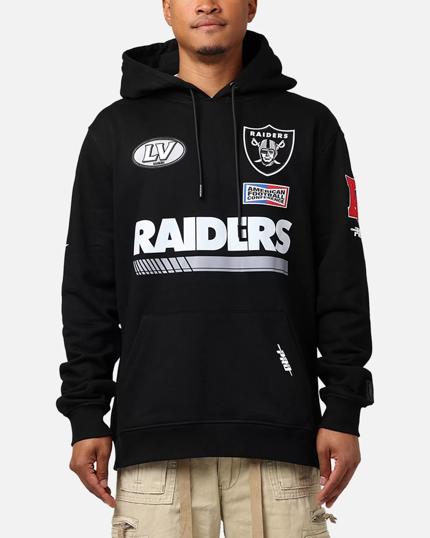 Pro Standard Las Vegas Raiders Fast Lane Hoodie Black