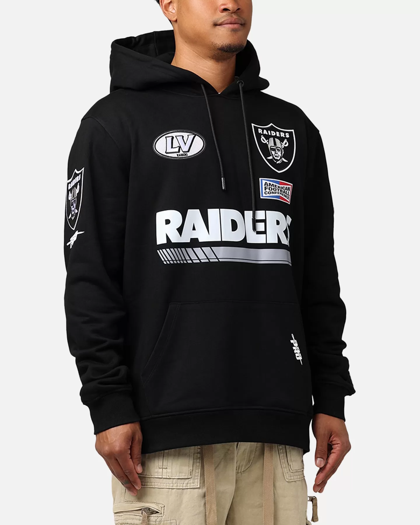 Pro Standard Las Vegas Raiders Fast Lane Hoodie Black