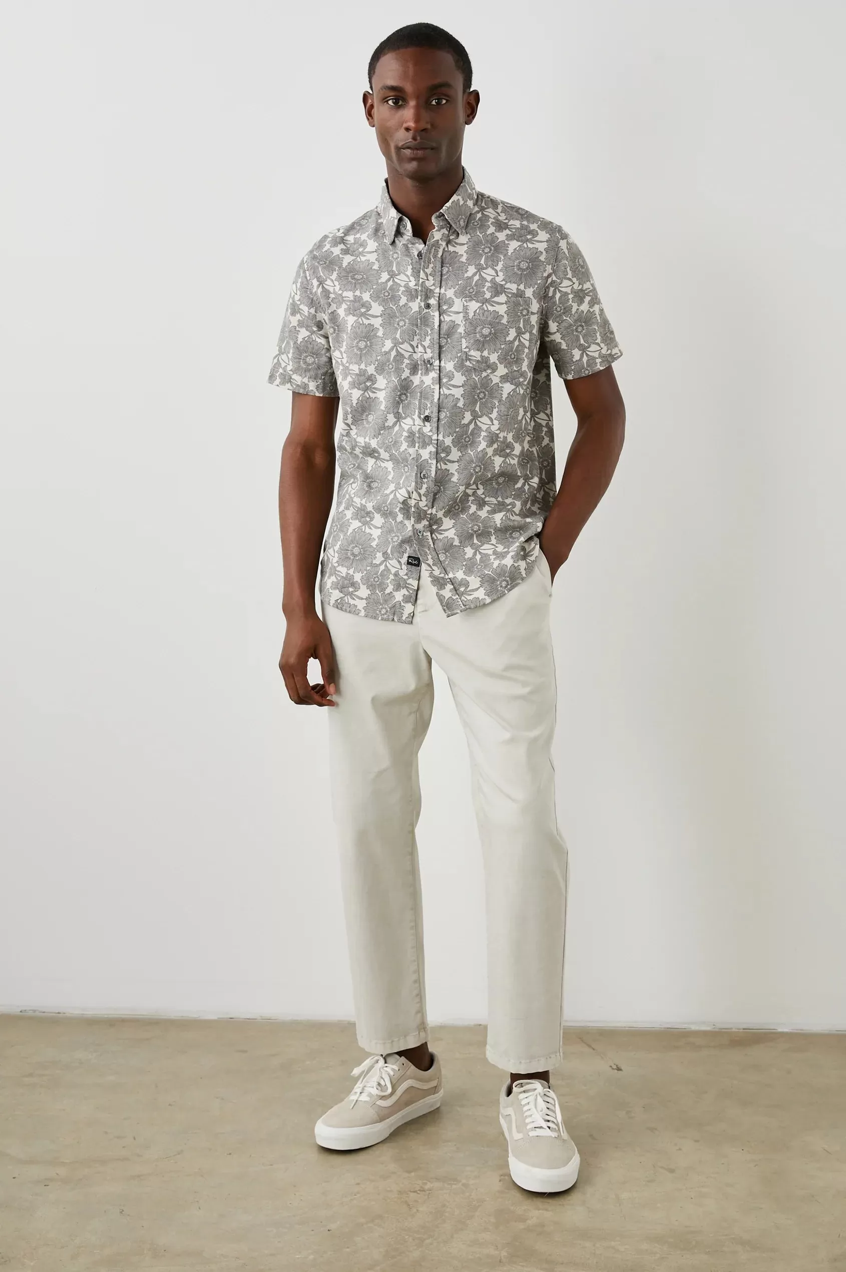 Rails Fairfax Shirt Dappled Petal Monochrome*