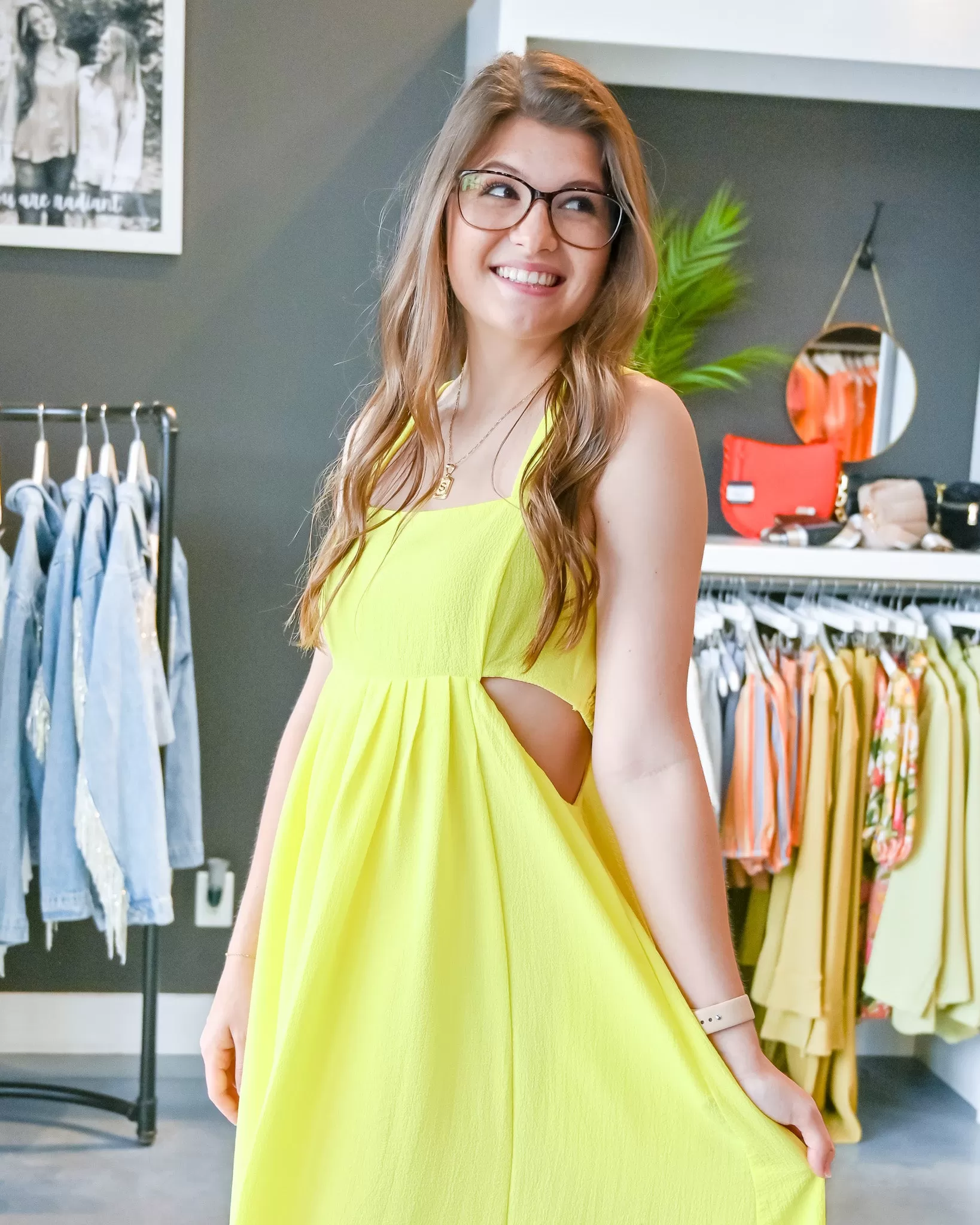 Ray Of Sunshine Midi Dress