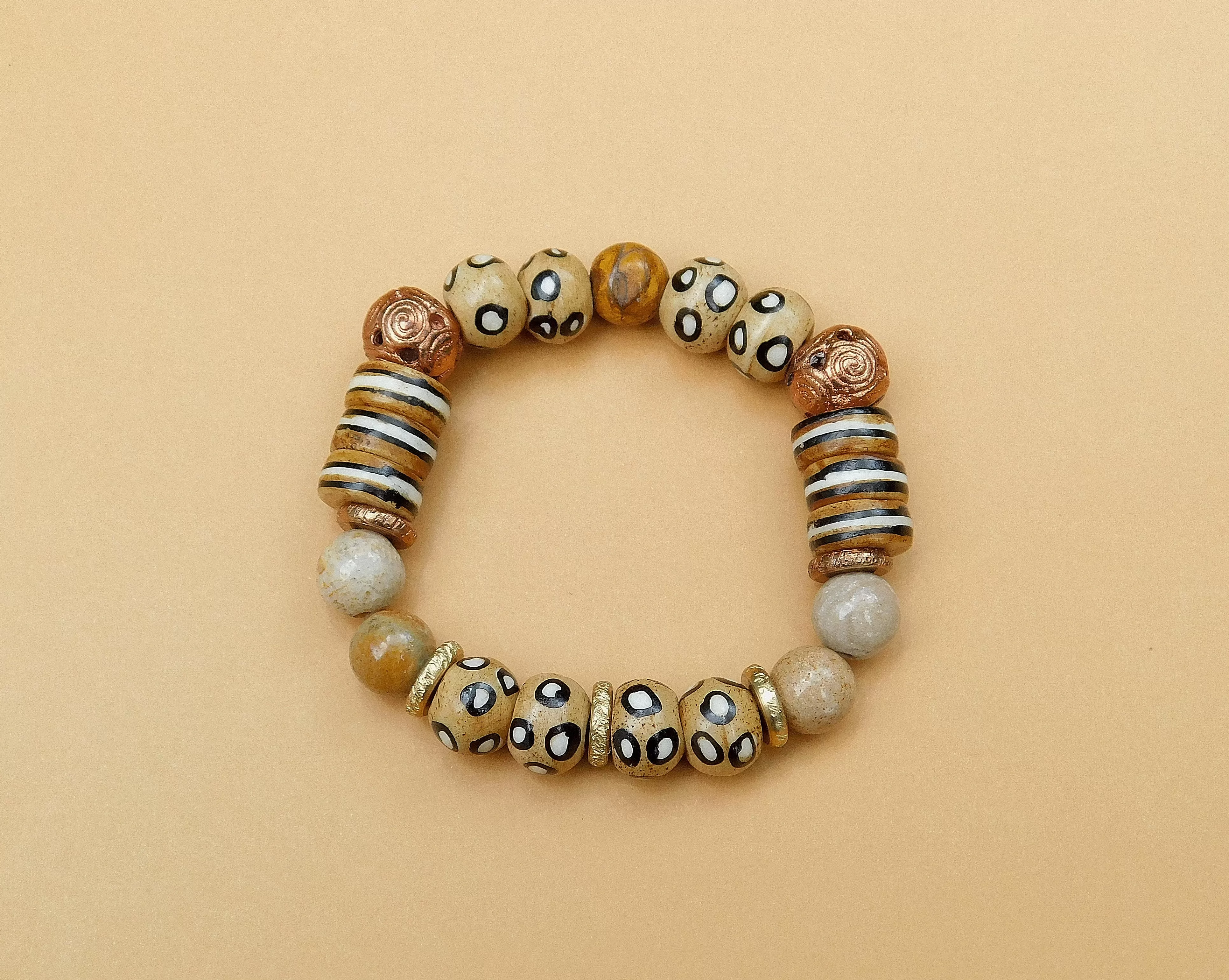 RESERVED for Kitty Bushya.....Natural and Earthy Bracelet