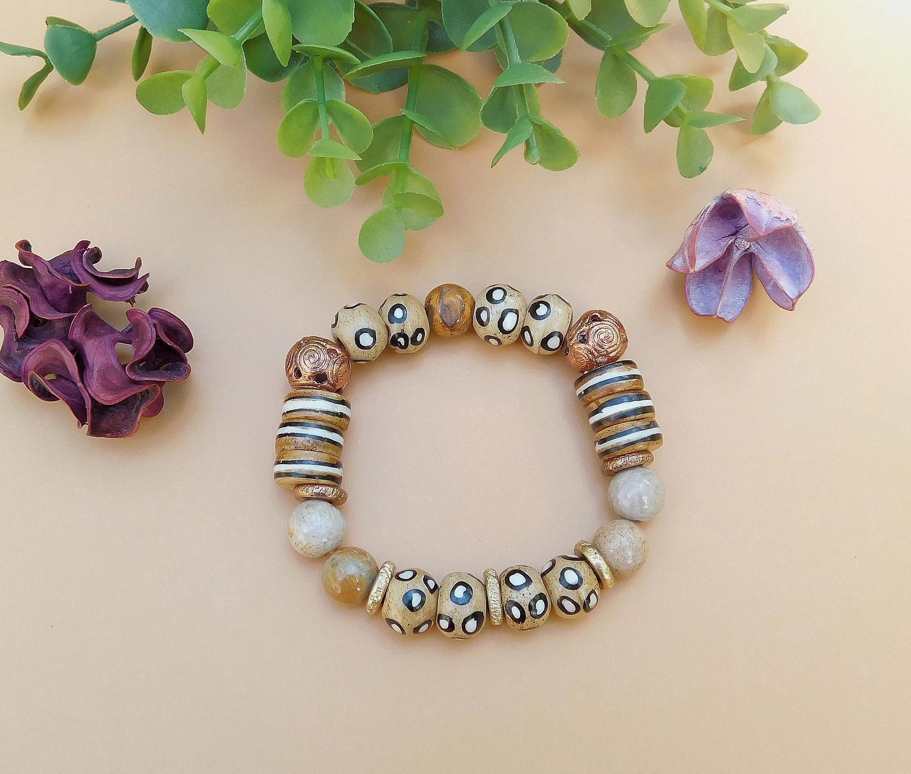 RESERVED for Kitty Bushya.....Natural and Earthy Bracelet