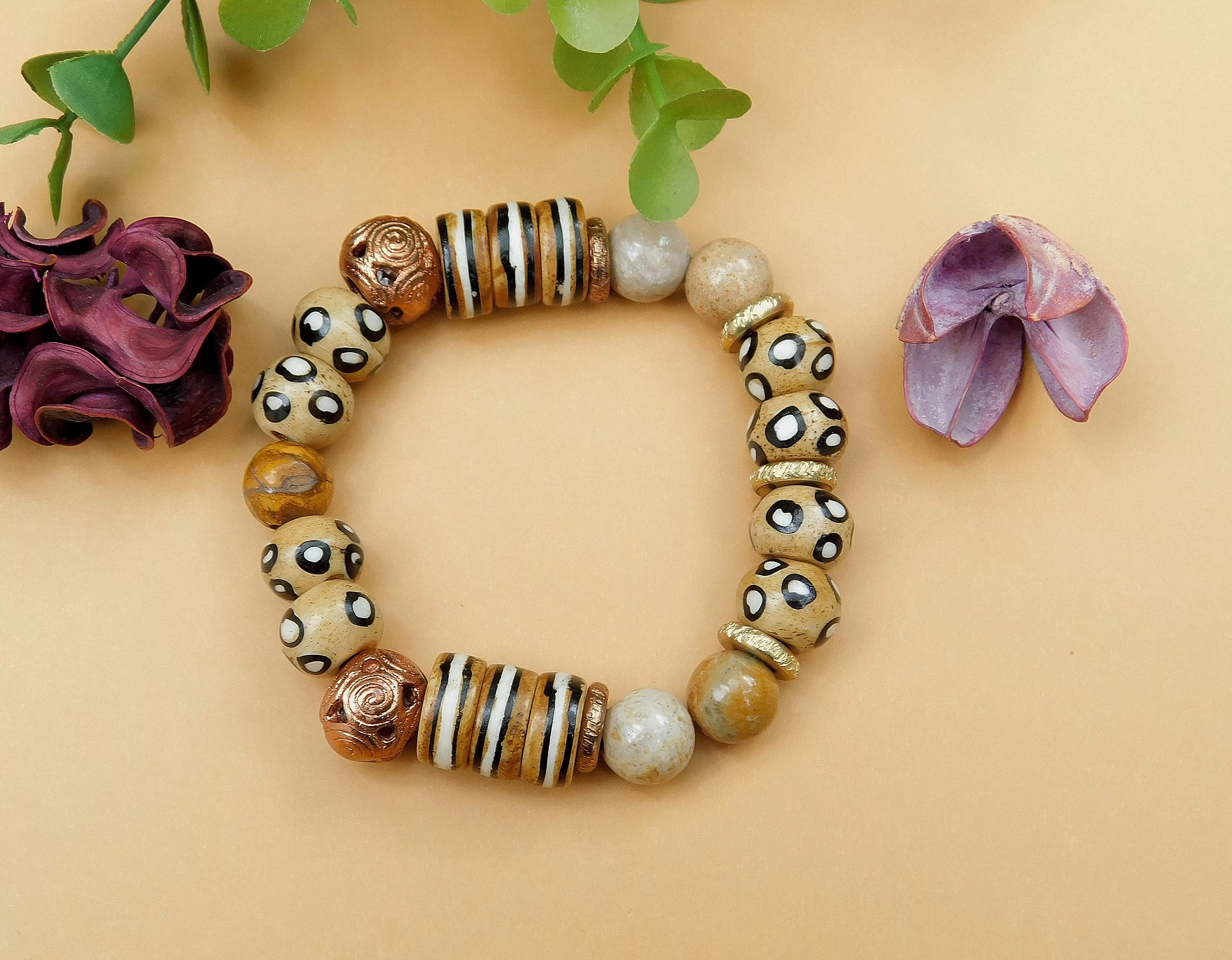 RESERVED for Kitty Bushya.....Natural and Earthy Bracelet