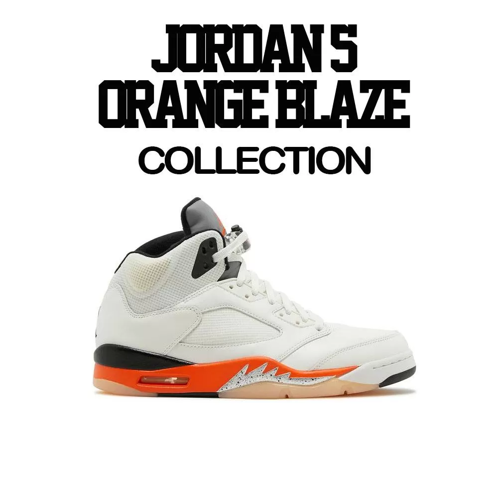 Retro 5 Orange Blaze Freedom Sweater